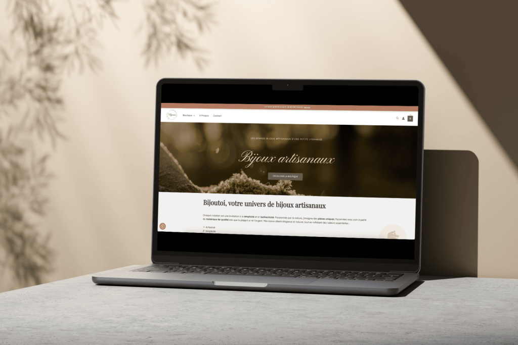 site internet créé par Bloom Assist assistante administrative
