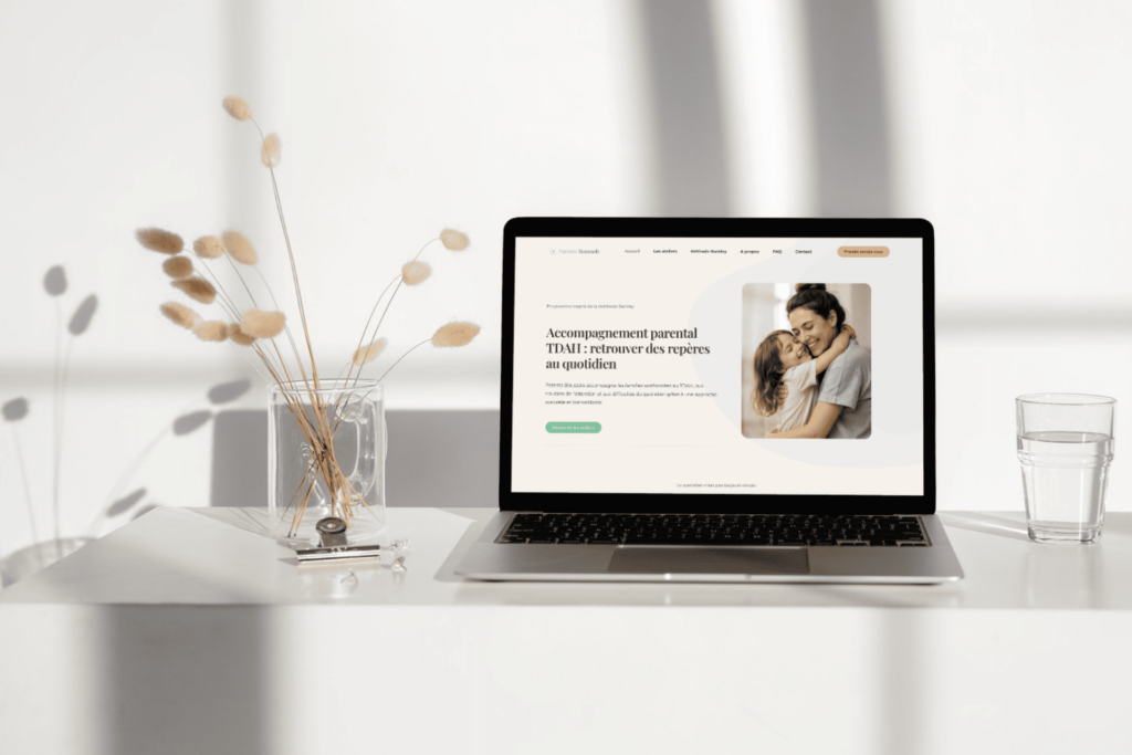 site internet Parents Boussole créé par Bloom Assist assistante administrative
